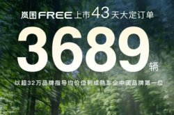 岚图FREE 318预售24小时订单突破8637台